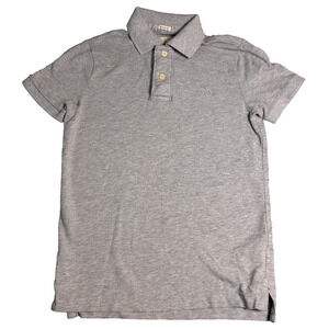 Vintage Y2K Abercrombie Fitch Big Moose Muscle Polo Mens S Gray Preppy School